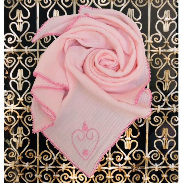 Pink flannel blanket