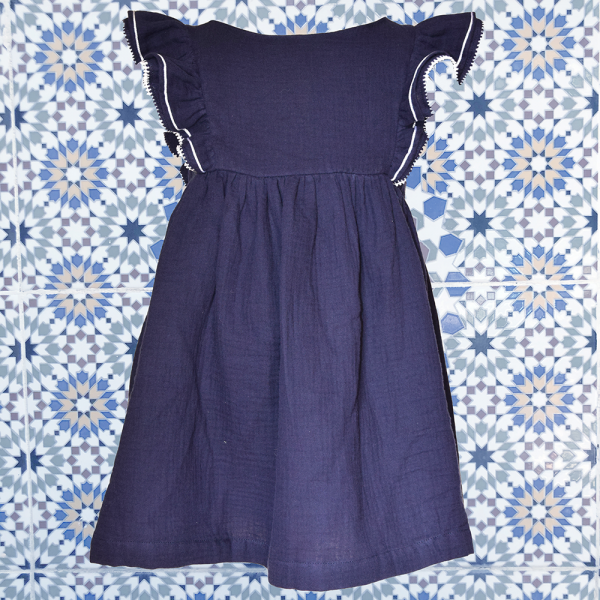 Robe Jade bleue marine