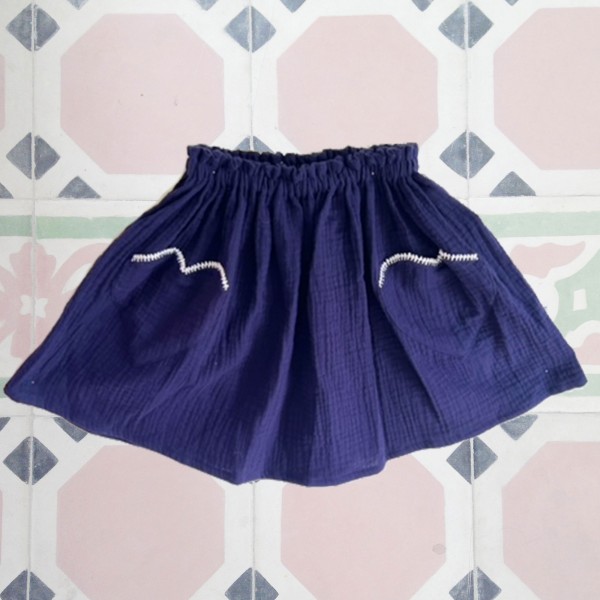 Skirt with heart pockets
